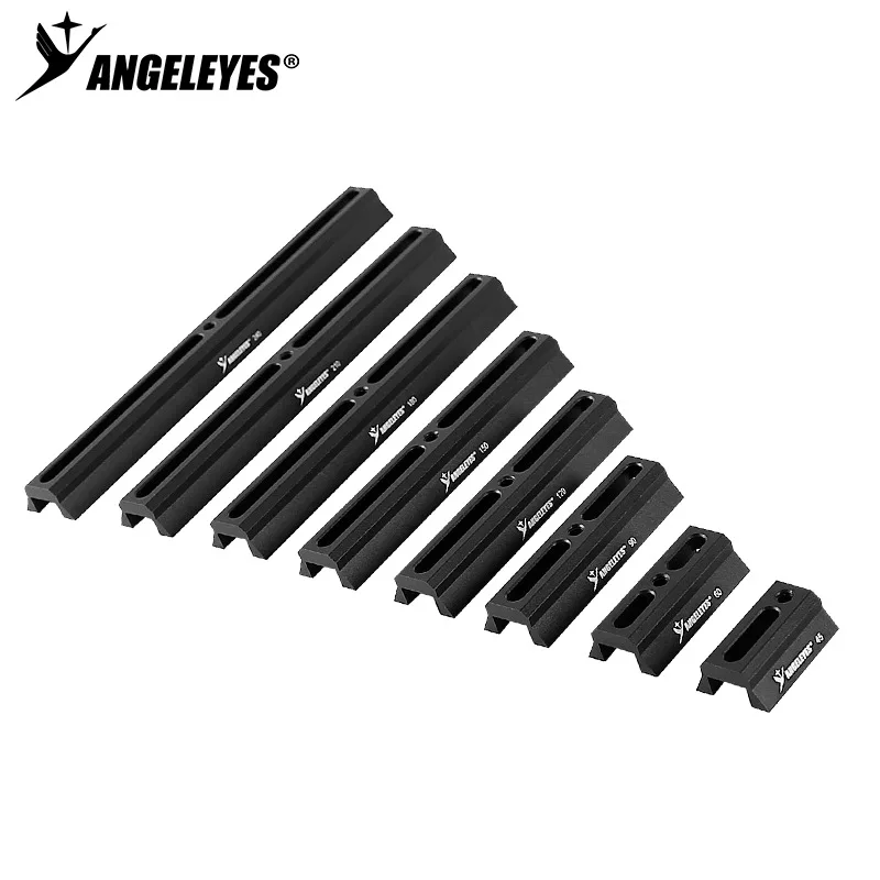 Angeleyes 45/60/90/120/150/180/210/240mm Guide Mirror Small Dovetail Plate Black Astronomical Accessories