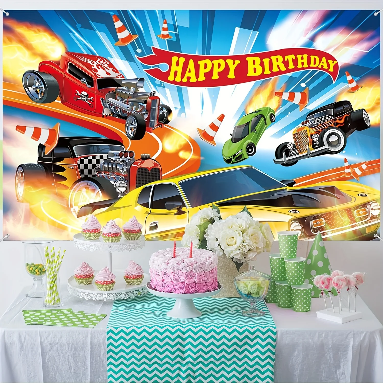 1 popularna dekoracja urodzino – Lighting Mcqueen Decor recenzja i cena