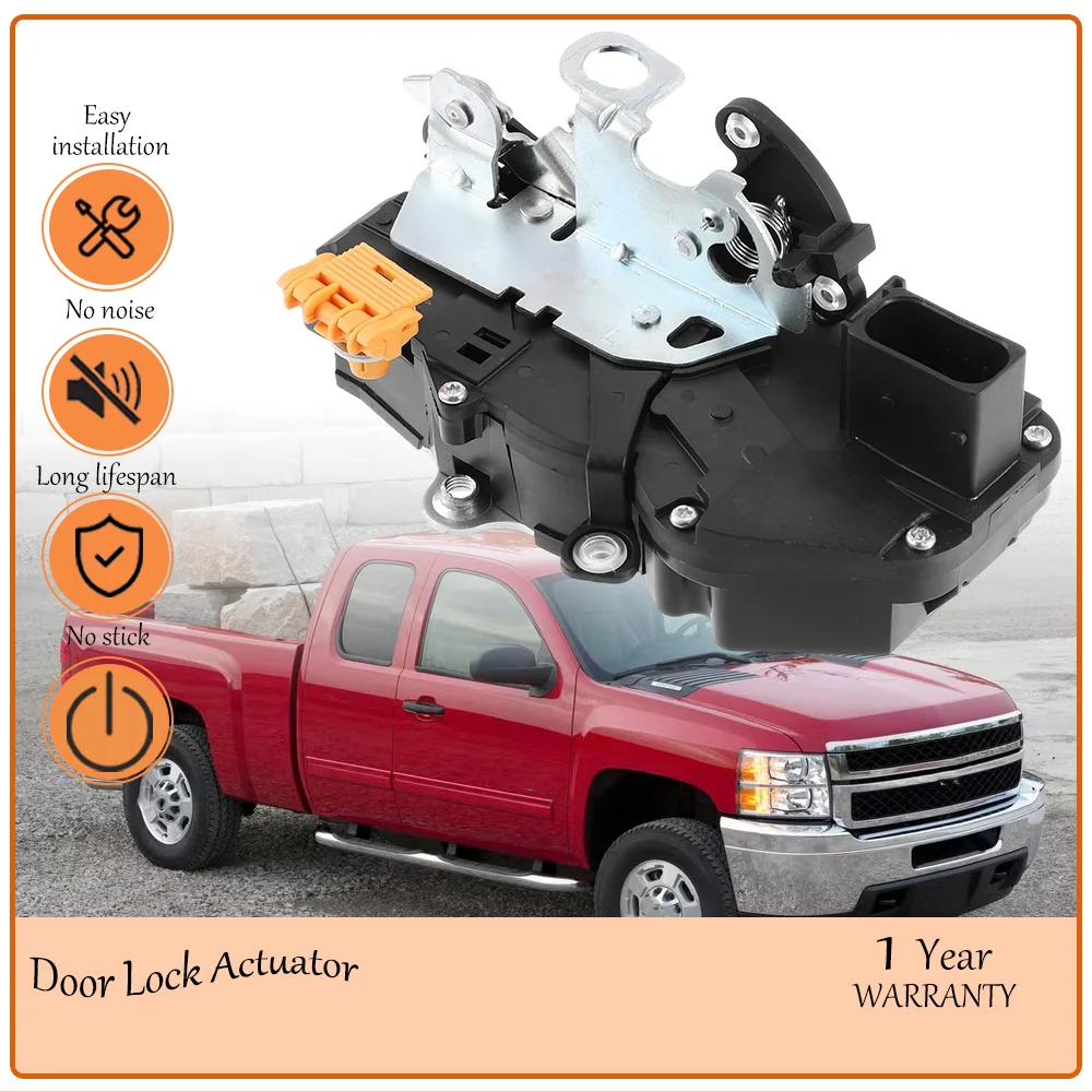 

Front Left Power Door Lock Actuator 5-Pin Big Port Oblique Housing Compatible With 2009-2014 GMC Chevrolet oe 22785469,25949795,