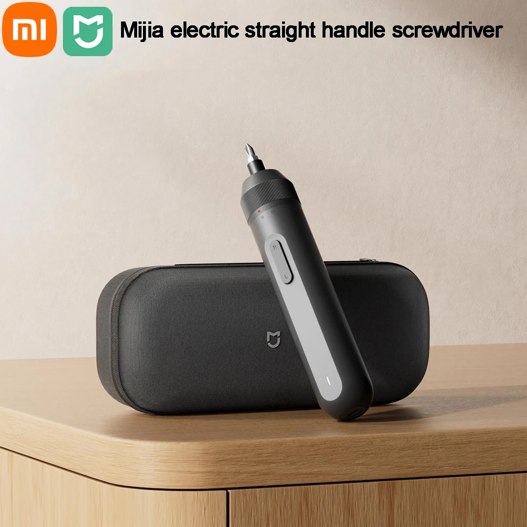 

Xiaomi Mijia Electric Straight Handle Screwdriver 18pcs C6.3 batch head 4N·m Max Torque 2000mAh EVA Storage Box Home Repair Tool