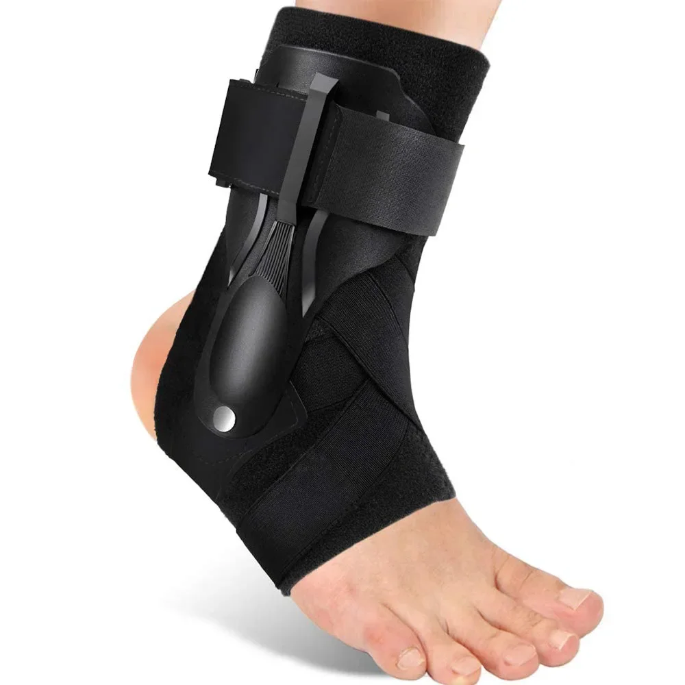 Ankle Brace for Sprained Ankle Support with Side Stabilizers for Men Women Ankle Splint Stabilizer Recovery Tendonitis