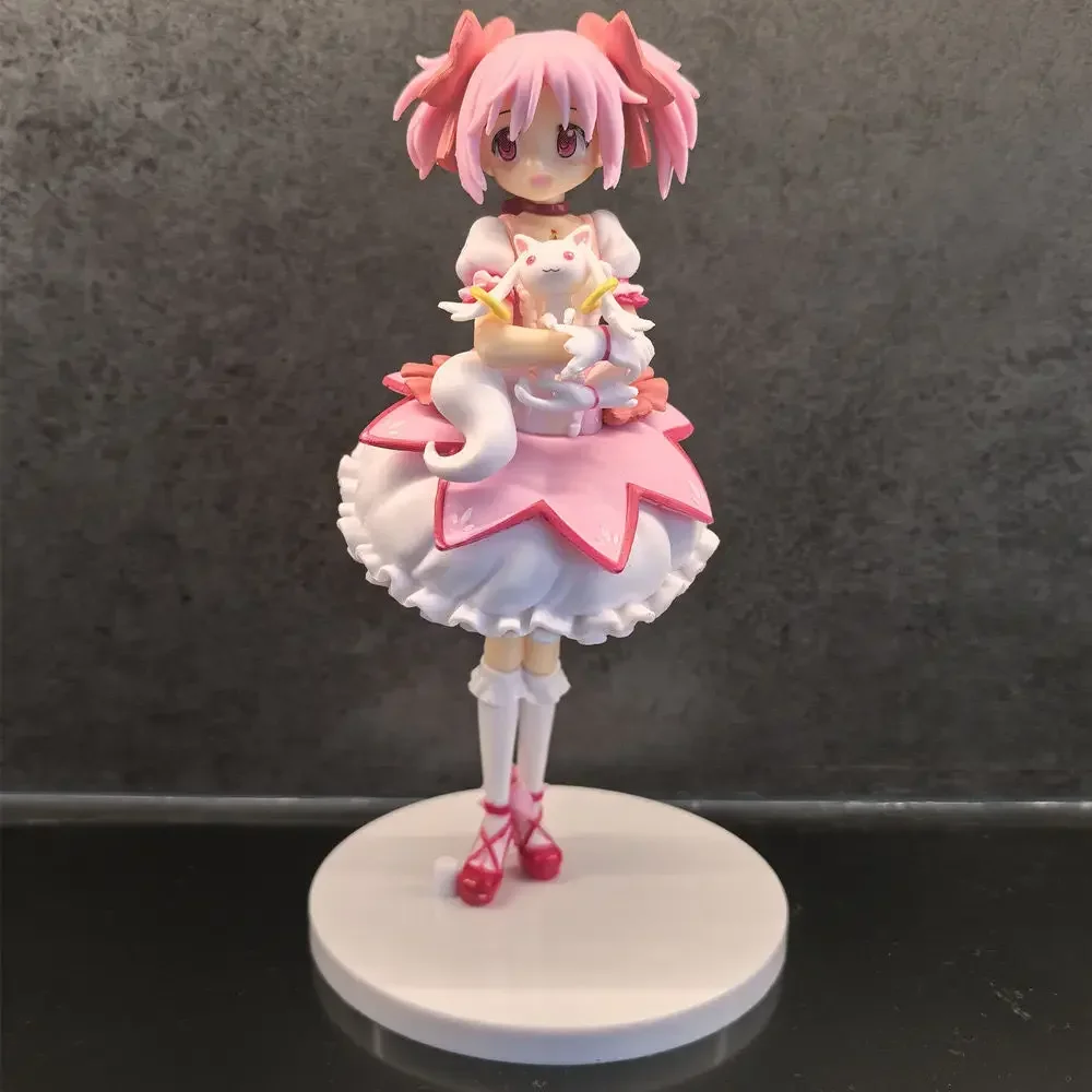 18 cm Puella Magi Madoka Magica Anime Figuur Kaname Madoka Action Figure Magic Girl Model Decor Standbeeld Poppen Speelgoed Kerstcadeau