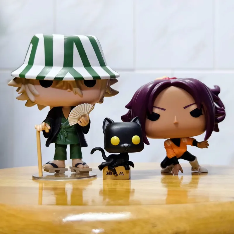 

BLEACHS Urahara Kisuke1613 Shihouin Yoruichi 1612 Black Dog with A Hat Action Figures Gifts Anime Model Toys Desktop Ornaments