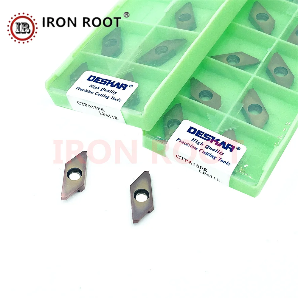 Imagem -05 - Deskar-cnc Grooving Cuttercutting Latheturning Tools para Ctpa Carbide Insert Ctpa0.7frn Ctpa10frn Ctpa15frn Lf6118