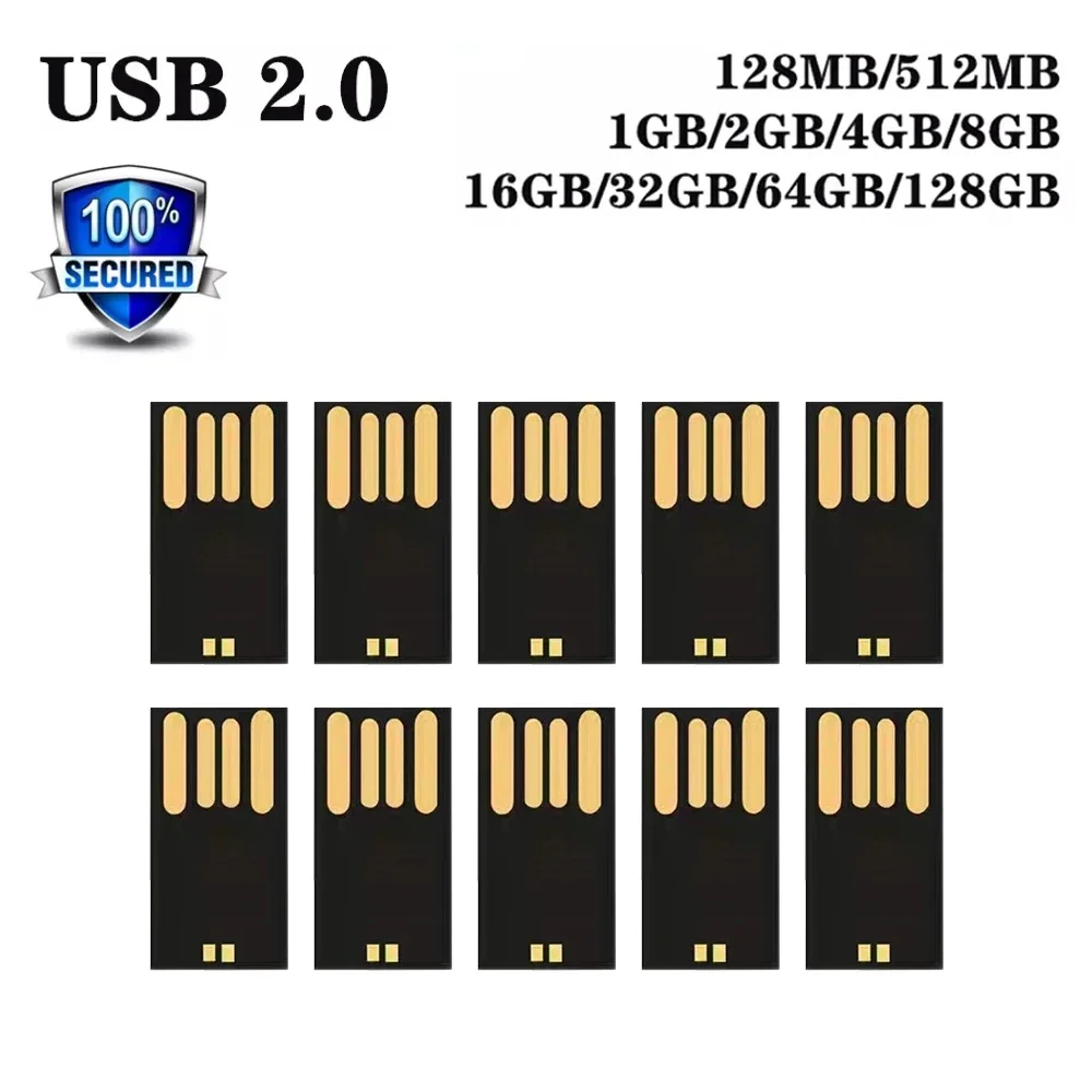 High speed Wholesale UDP USB 2.0 memory flash 4GB 8GB 16GB 32GB 64GB 128G short U disk semi-finished chip pendrive Fast shipping