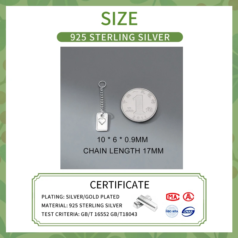 MEETSOFT 925 Silver Retro English LOVE Oval Pendant Handmade DIY Handmade Rope Material Accessories