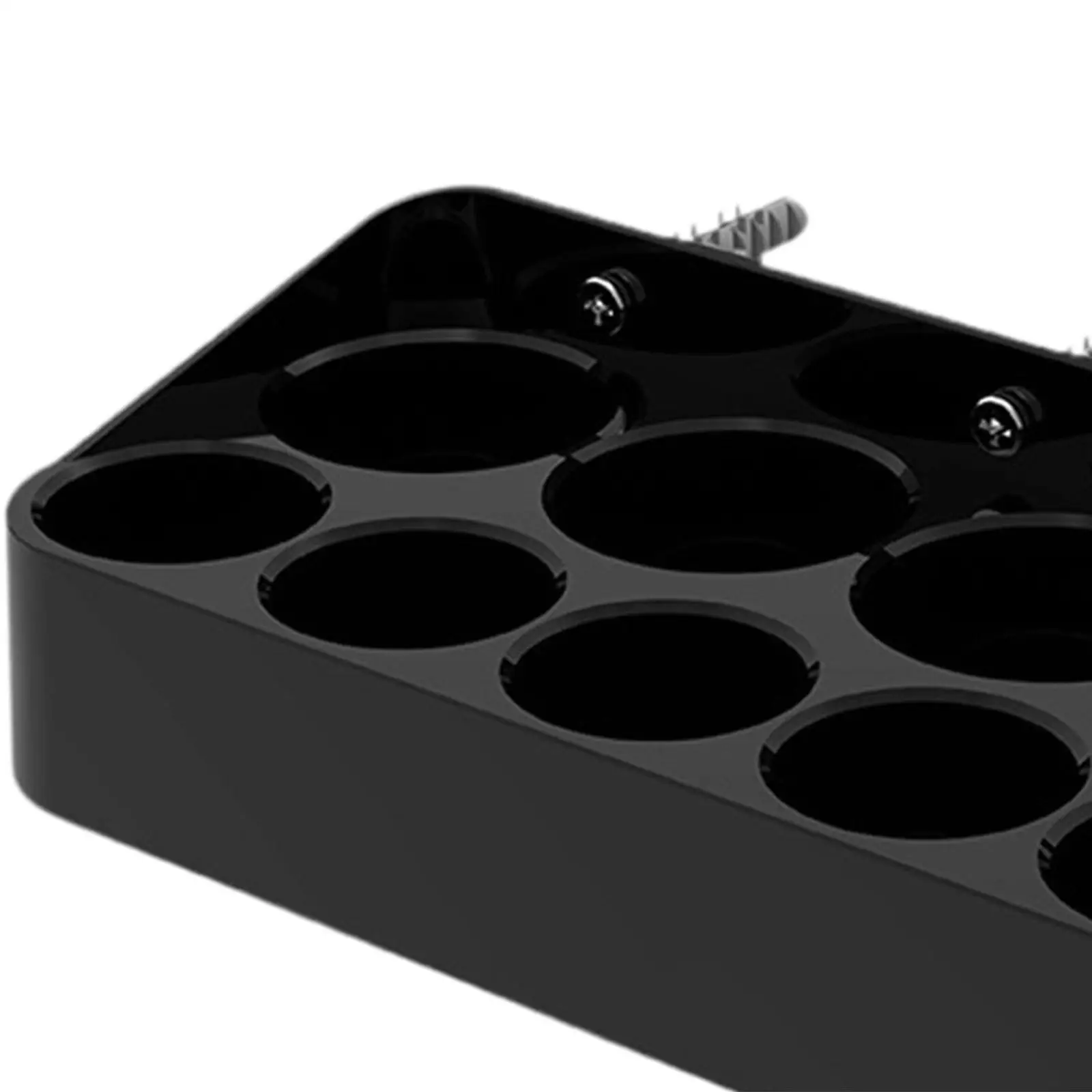 Dry Battery Storage Bracket Battery Holder Organizer Wall Mounted Space Saving Practical Battery Organizer Case for Warehouse