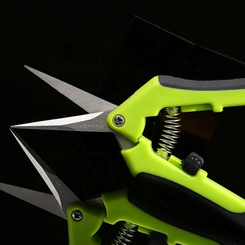 

Hot Selling Stainless Steel Garden Scissor Pruner Small Trimming Pruning Shears Multi-Purpose Gardening Garden Scissors