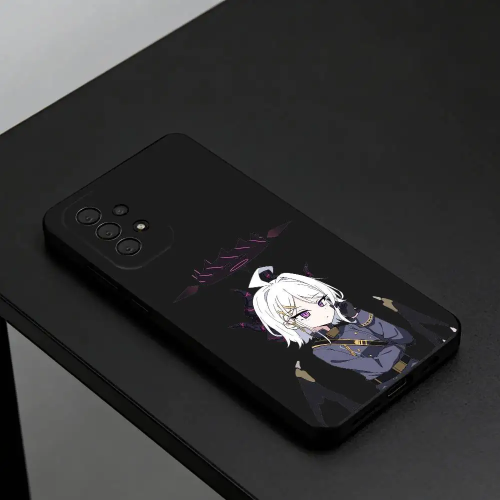 Sorasaki Hina Blue  Archive Phone Case For Samsung S26,S25,S24,S23,S22,Plus, Soft Silicone Black Cover