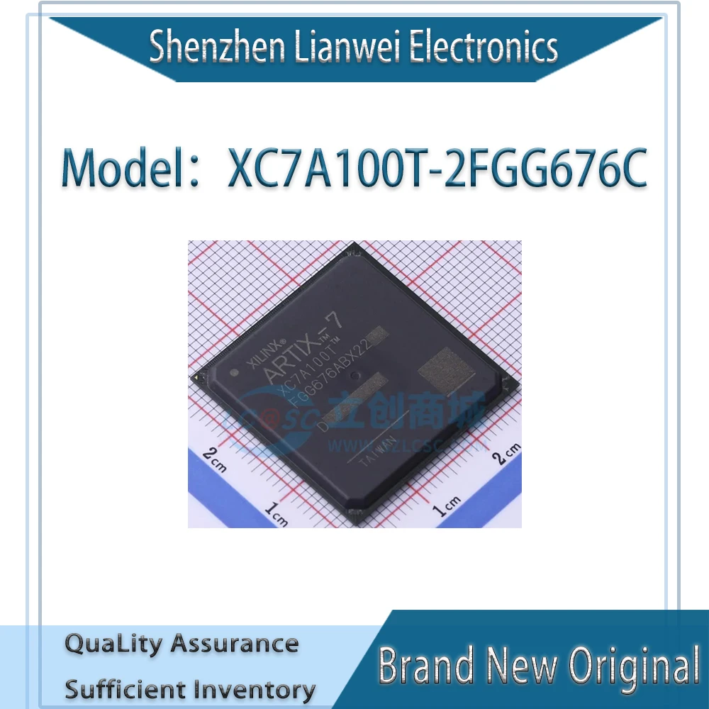 

100% New Original XC7A100T-2FGG676C XC7A100T IC Chipset FBGA-676