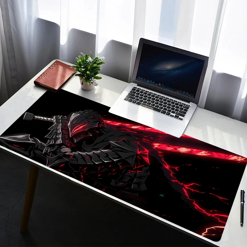 Mouse Pad PC Non Slip Rubber Cartoon Mousepad Laptop Gamer Cabinet B-berserk Keyboard Pad Office Computer Gaming Desk Mouse Mat