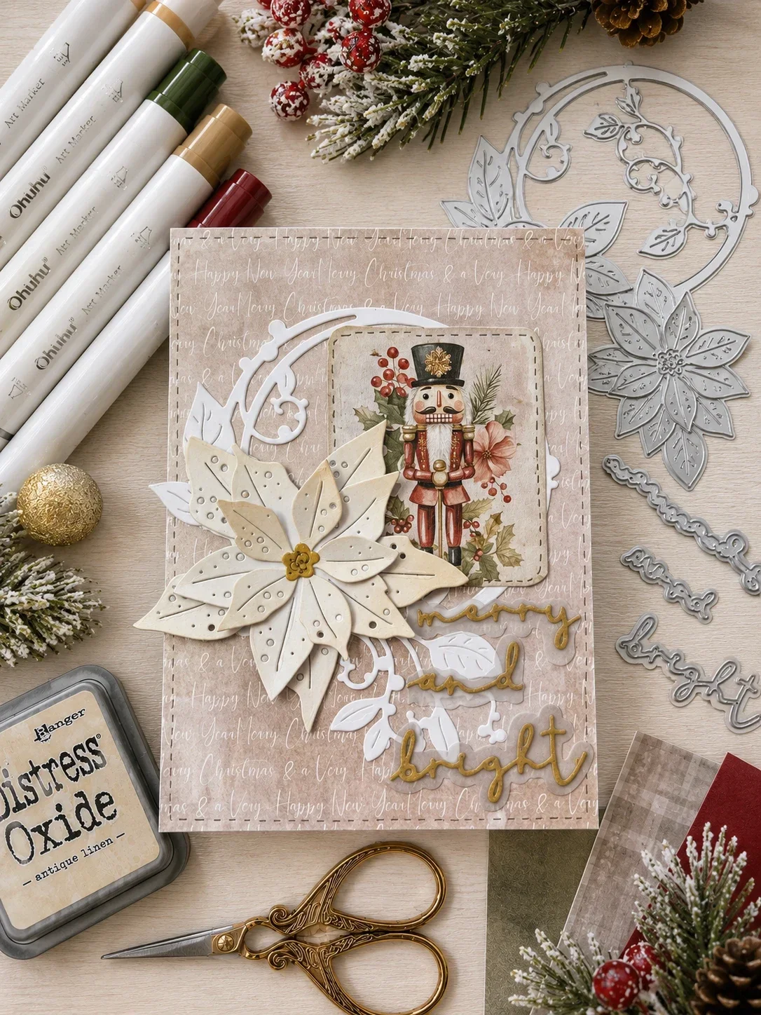 Esténcil y troqueles de cinta de guisante blanco dulce, novedad 2026, esténcil de decoración para álbumes de recortes y diarios, plantilla de estampado, tarjeta de felicitación DIY