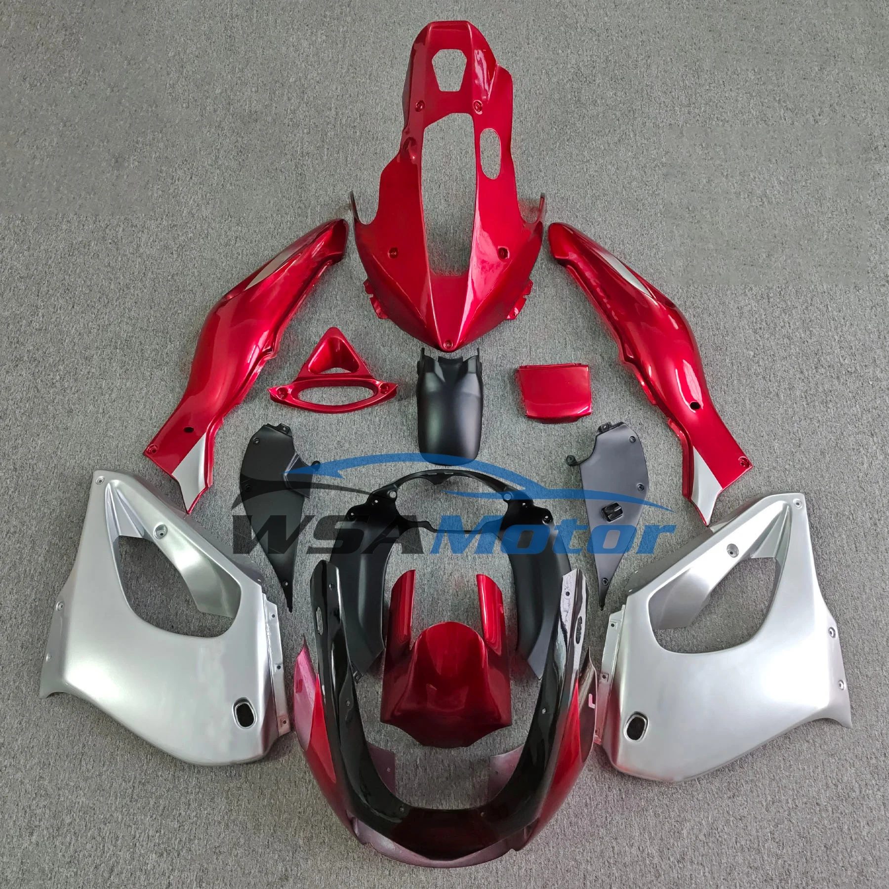 High Quality Shell Set Thunderace Red White Bodywork 97 98 99 04 05 06 Fairings Kit 00 01 07 Fit For Yamaha YZF1000R YZF 1000R 1