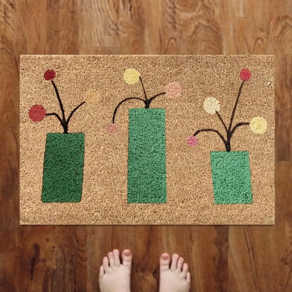 Great Welcome Doormat Short Velvet Door Mat Easy to Clean Protective 40x60cm Front Door Entrance Rug Floor Carpet