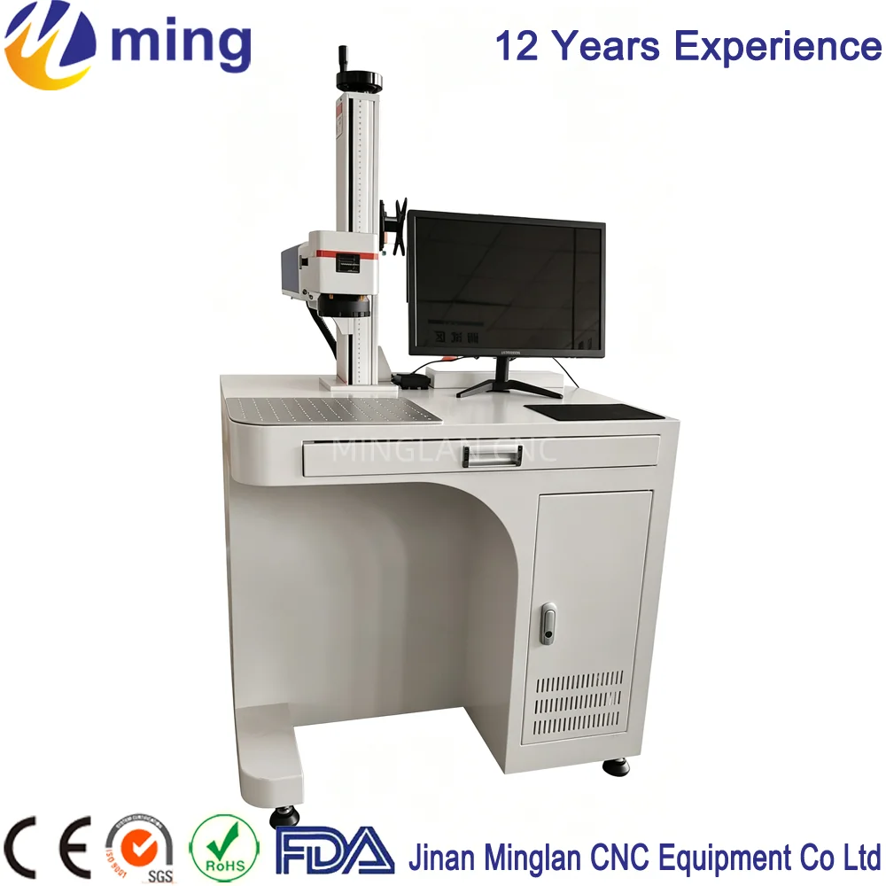 Raycus Genuine Fiber Laser Marking Machine 20W 30W 50W Portable Laser Marking Machine Engraving for Metals