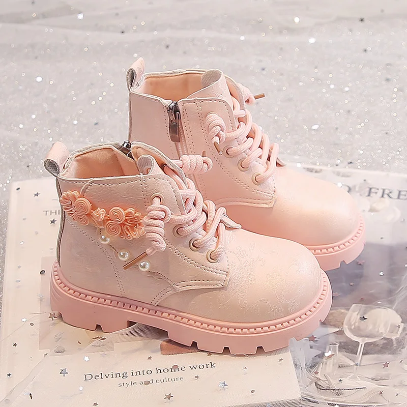 

Girls boots autumn 2025 new princess style, fashion children's leather boot ,Shoes for girls Comfortabletideway size 26-37