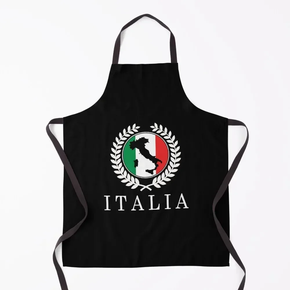 

Фартук Italia Classico, водонепроницаемый кухонный фартук для женщин, полезная униформа официанта, мужской фартук