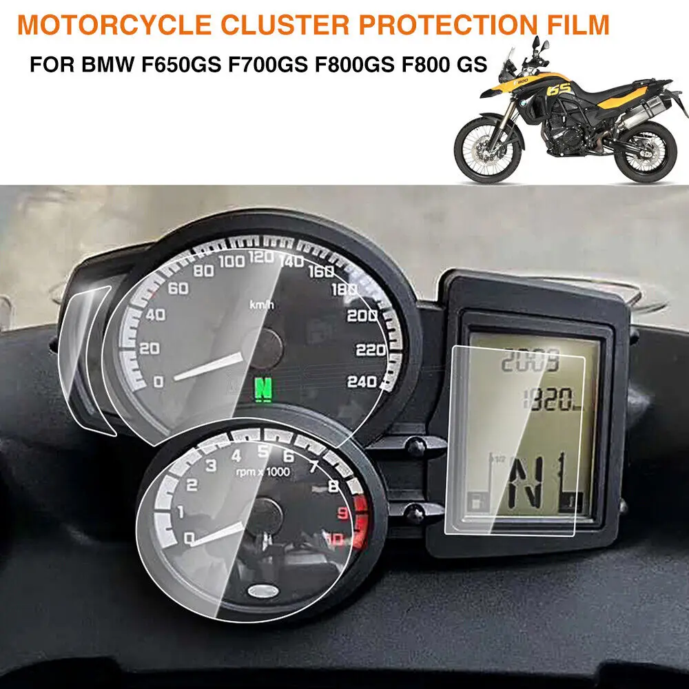 For BMW F700GS F800GS F650GS F800 GS ADV Motorcycle Cluster Scratch Protection Film Instrument Speedometer Screen Sticker