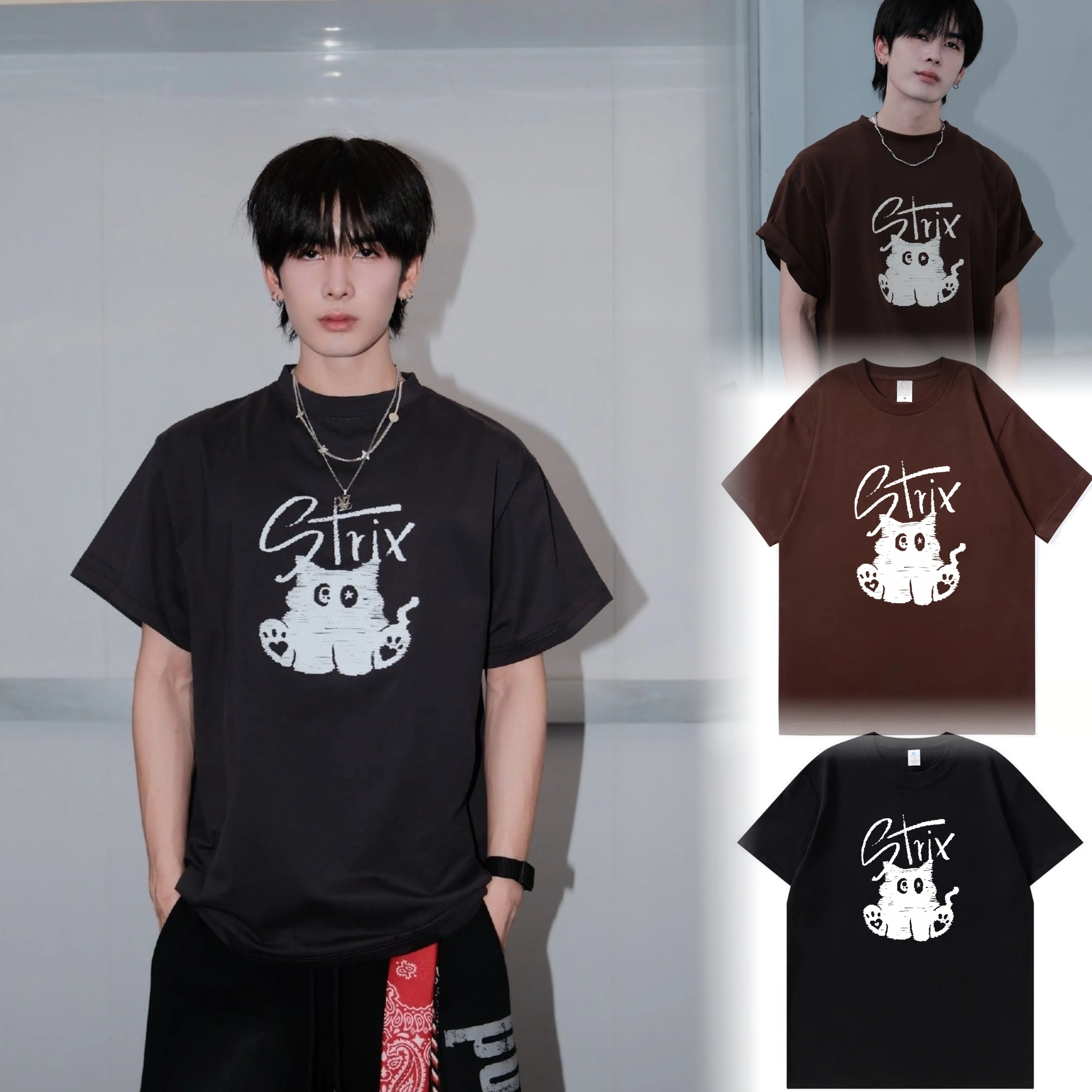 Love You Teacher PerthSanta Santa Ponsapak Same Short Sleeve T Shirt Women Men Harajuku Aesthetic Graphics Tshirt Cotton Tees