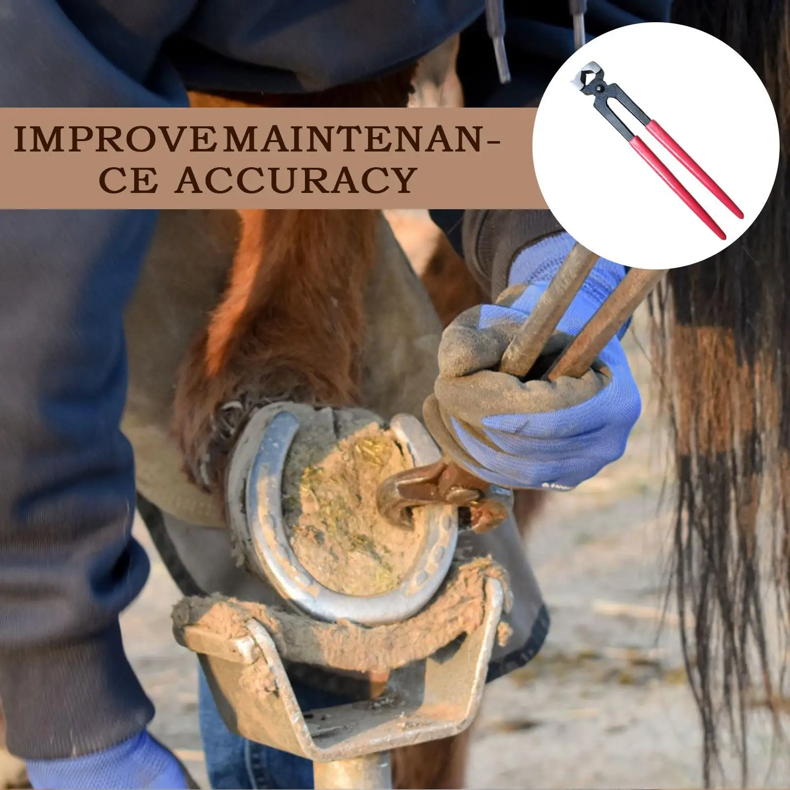 Hoof Trimmers Farrier Tools For Cow Horse Trimmers Horseshoe Repair Farrier Piler Clippers Nippers Supplies Tools For Hooves Cow