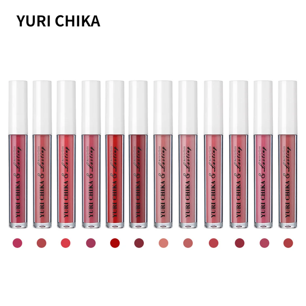 Liquid Velvet Matte Gloss Lip Red Lipstick Women Long Lasting Waterproof Beauty Cosmetic Non-stick Cup Matte Makeup