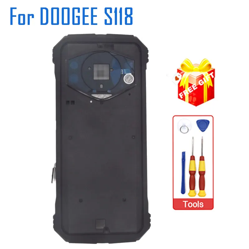 New Original DOOGEE S118 Battery Cover Receiver Fingerprint Button Power Volume Button flex FPC For DOOGEE S118 Smart Phone