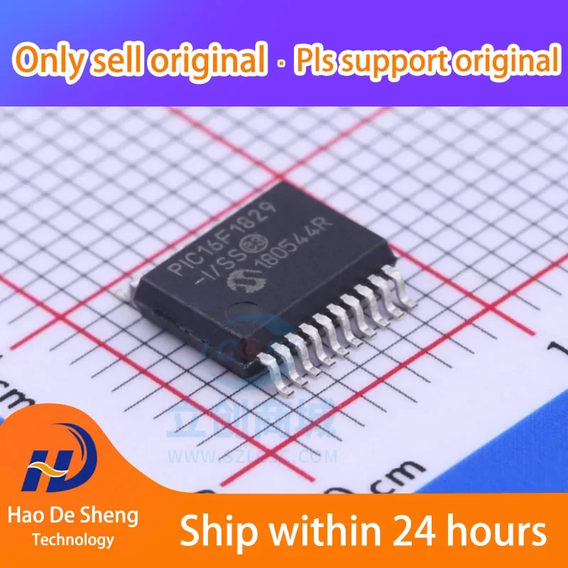 

10PCS/LOT PIC16F1829-I/SS SSOP20 8Bit MCU New Original in Stock