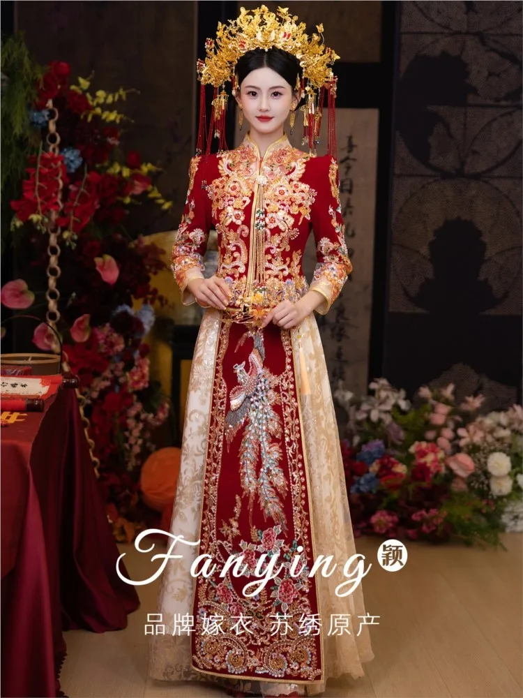 Heavy Industry's new Chinese-style wedding dress and toasting plus-size clothing