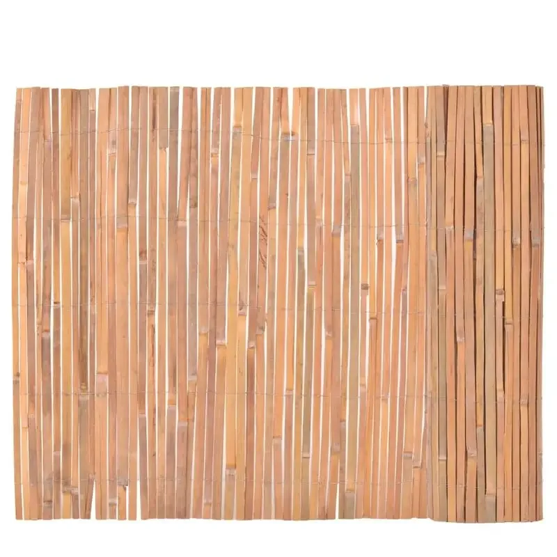 Clôture en bambou 100 x 400 cm, treillis en bois de sapin naturel, support pour plantes de jardin, barrière d'intimité