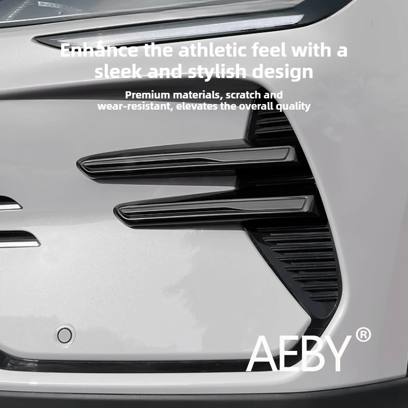 AEBY для BYD Seal U DM-i 2025, крышка противотуманной фары автомобиля, глянцевая черная накладка на бампер, аксессуары для внешнего стайлинга автомобиля с защитой от царапин