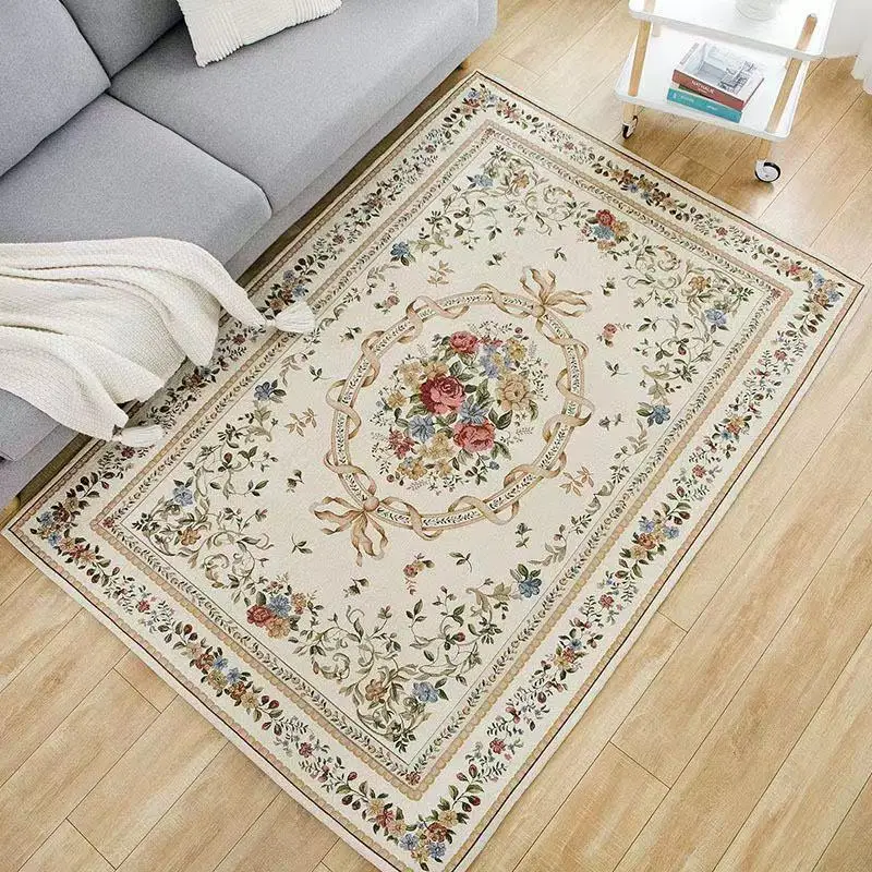 Carpet Nordic Light Luxury Sofa Absorbent Anti Slip Crystal Velvet Carpet Home Wear Resistant and Dirty Living Room Carpet