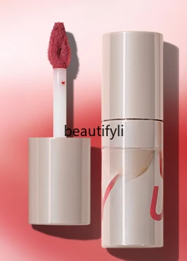 

Air lip mud thin matte soft mist velvet lip glaze lipstick white