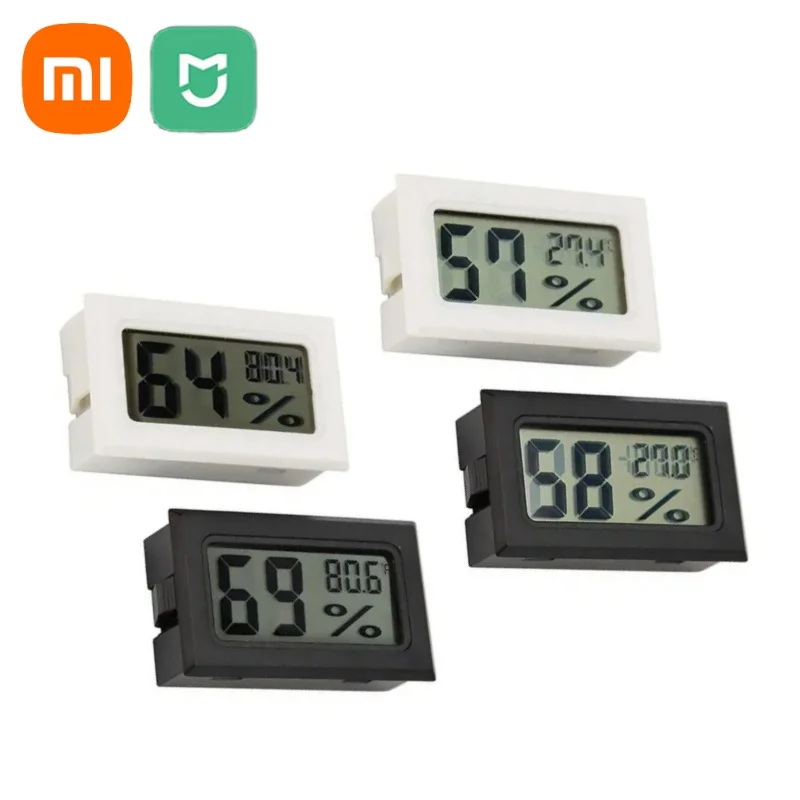 Xiaomi Mini Digital LCD Indoor Room Convenient Electronic Temperature Humidity Meter Sensor Thermometer Hygrometer 1/3/5PCS Sets