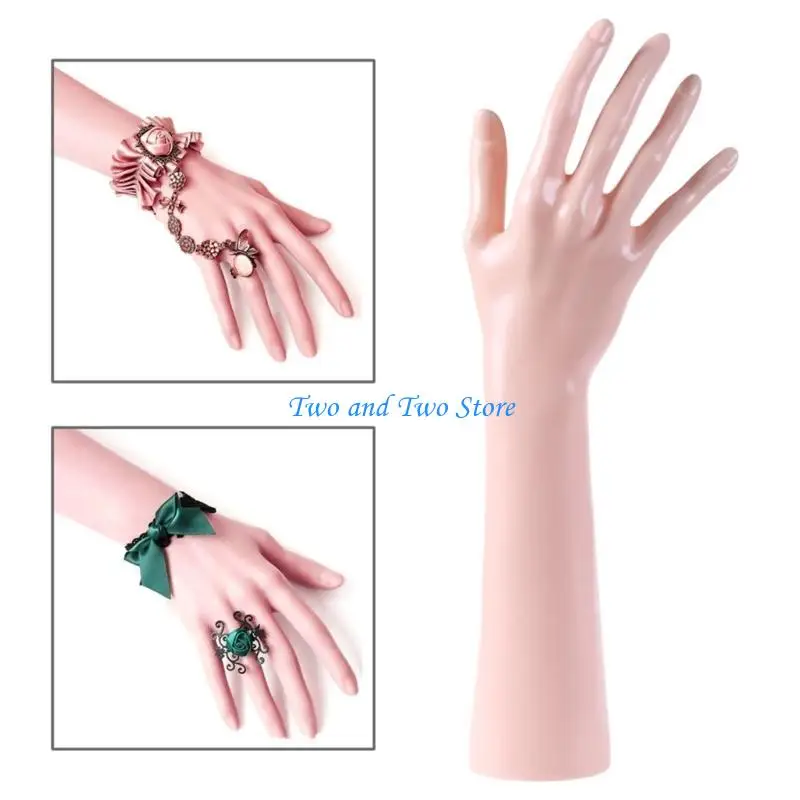 HX6F Art Fake Model Watch Ring Bracelet Gloves Stand Display Mannequin Hand