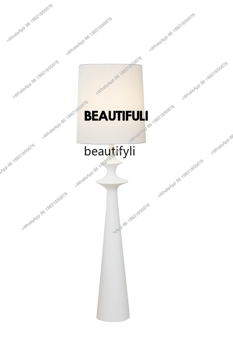 

Floor Lamp Living Room Nordic Cream Silent Style Sofa Edge Simple Bedroom Room Bedside Vertical Lamp