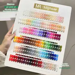Eleanos Rainbow 136pcs*15ml Gel Nail Polish Set With Color Card Varnishes Soak Off UV LED Gel Polish For Nail Salon Manicure Set