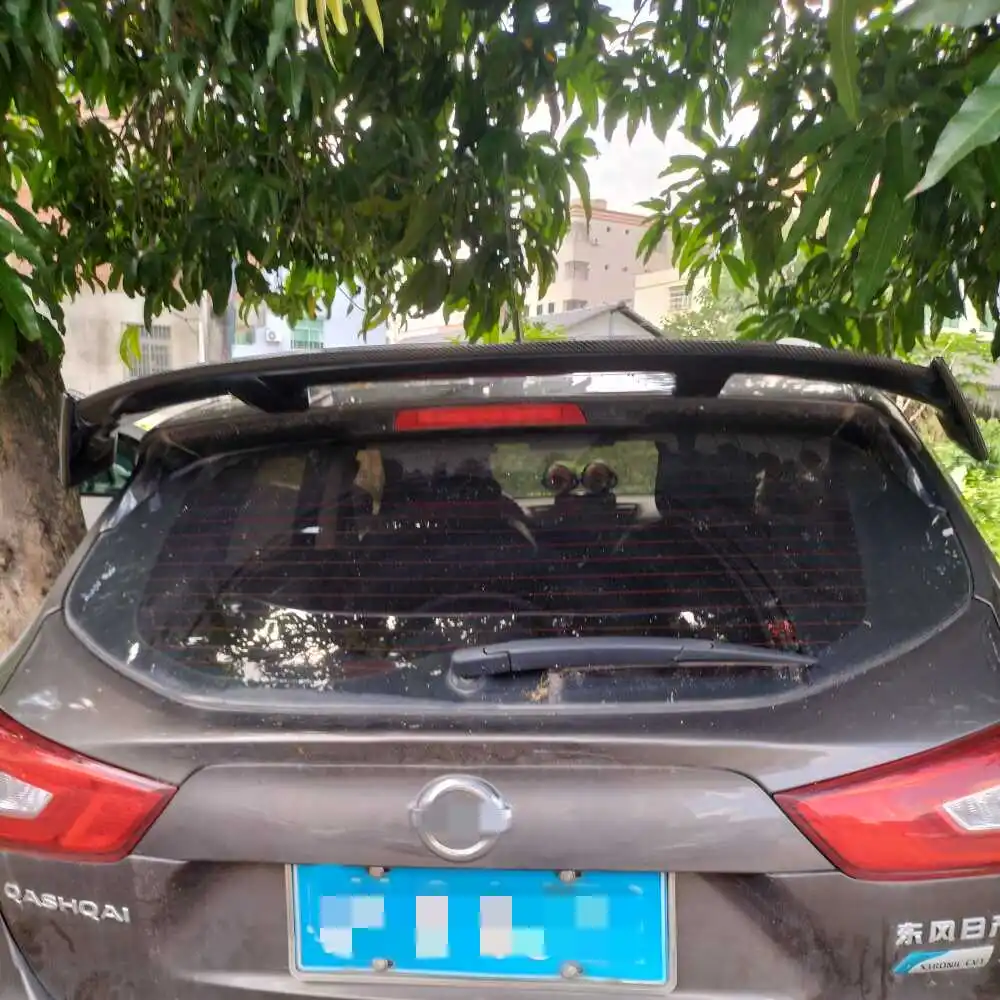 

For Nissan Qashqai 2008-2025 Year Roof Spoiler Wing ABS Plastic Car Trunk Tail Lip Accessories Body Kit,Glossy Black