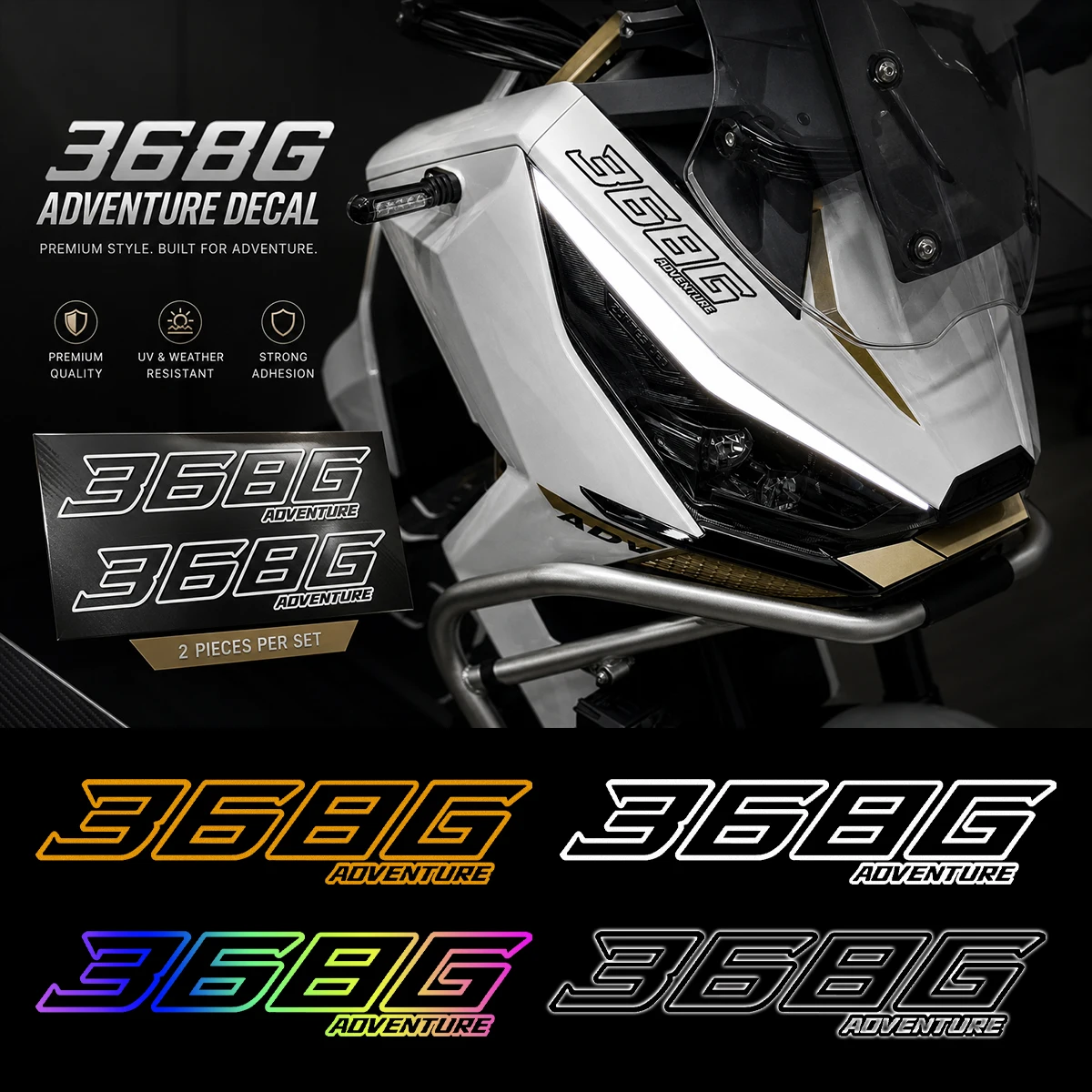 368G Emblem Decal for Zontes 368G 368g Motorcycle Emblem Decals and Reflective Decals for the Body and Front Fender