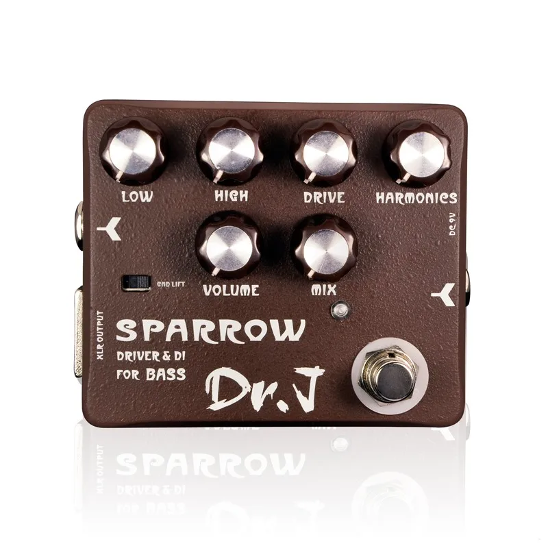 JOYO D53 SPARROW DRIVER & DI Effect Pedal for Bass Dr.J Series Pedal Electric Guitar Parts & Accessories