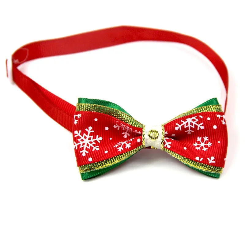 New Hot Sale Christmas Series Pet Bow Tie Pet Clothing Dog Cat Cute New Year Models Dog Hair Accessories  Pet Supplies