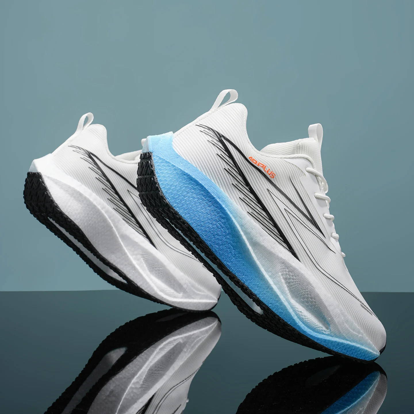 Men Carbon Plate Running Shoes Breathable Women Athletic Tennis Sneakers Cushion Sport Trainers Outdoor Marathon Jogging Shoes ﻿ view 6