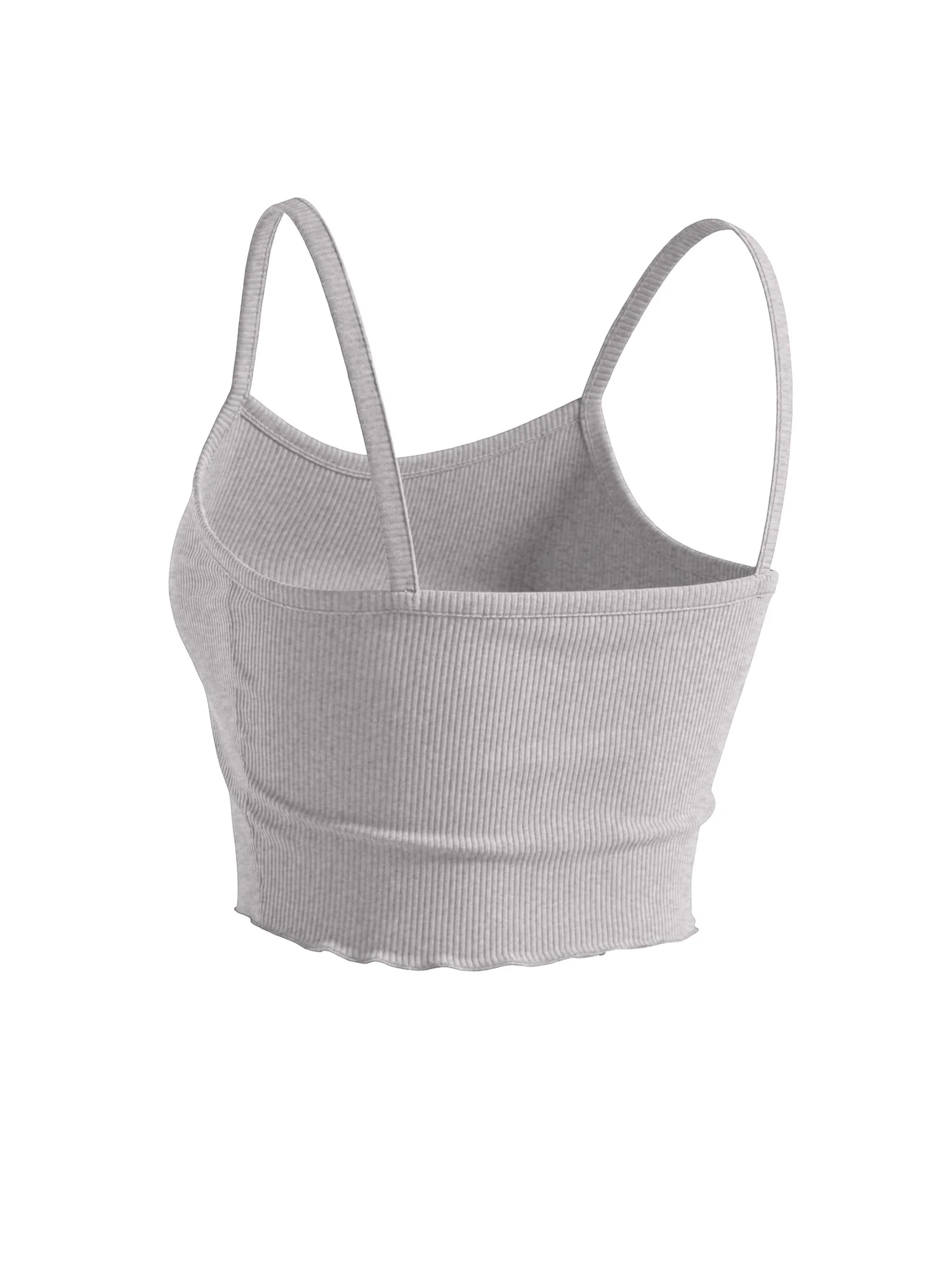 2026 New Ribbed Knit Crop Top, Sleeveless Low Cut Cami, Bodycon Slim Fit Basic Vest for Streetwear & Vacation