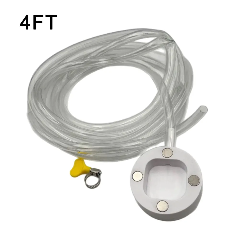 4/6/12in Air Conditioners Window Drain Hose Kit Magnetic Window AC Drain Kit Clear Condensate Drain Hose Magnetic Drain Adapter