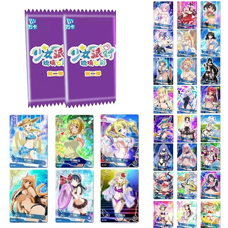 

Goddess Story girl party Keqing albedo Hatsune Miku Anime surrounding figure game collection card child toys birthday Gift