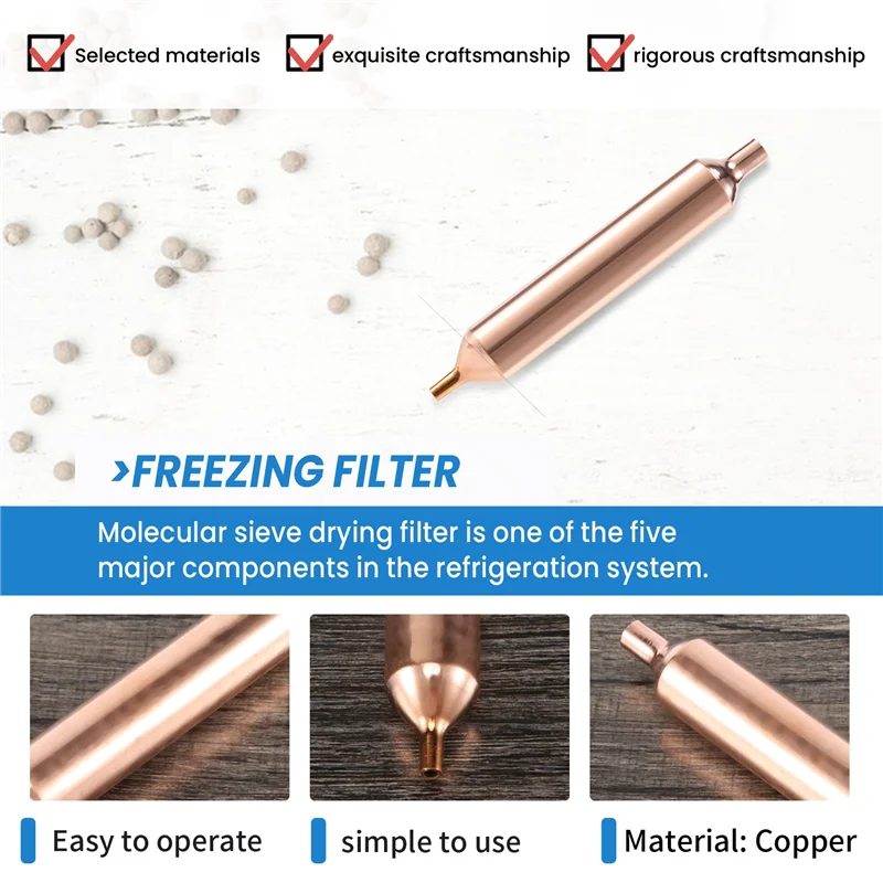 A68M-10 مرشحات التبريد 115X18mm مرشح الثلاجة مجفف الملحقات التبريد