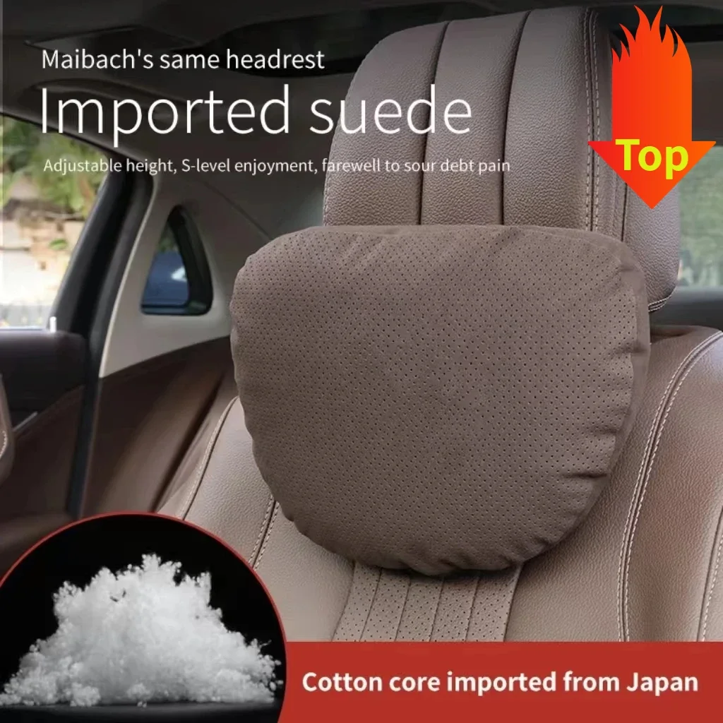 

Super Soft Car Seat Neck Support S-level Super Soft Cars Breathable Pillow Improve Seat Comfort Essential Interior Accessories