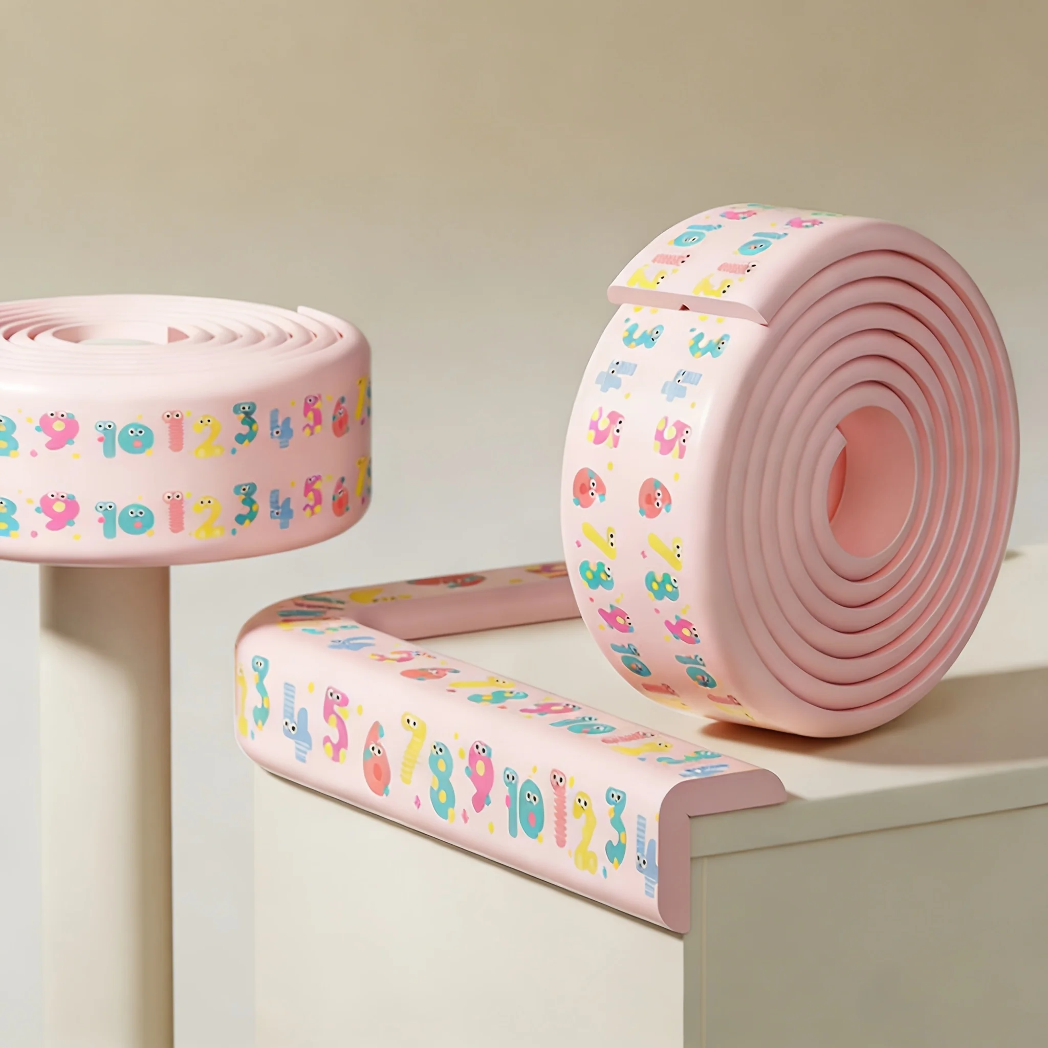 

1 roll 2M Cartoon Child Table Corner Bumper Strips Foam Furniture Edge Guards Baby Safety Anti-Collision Edge Protector