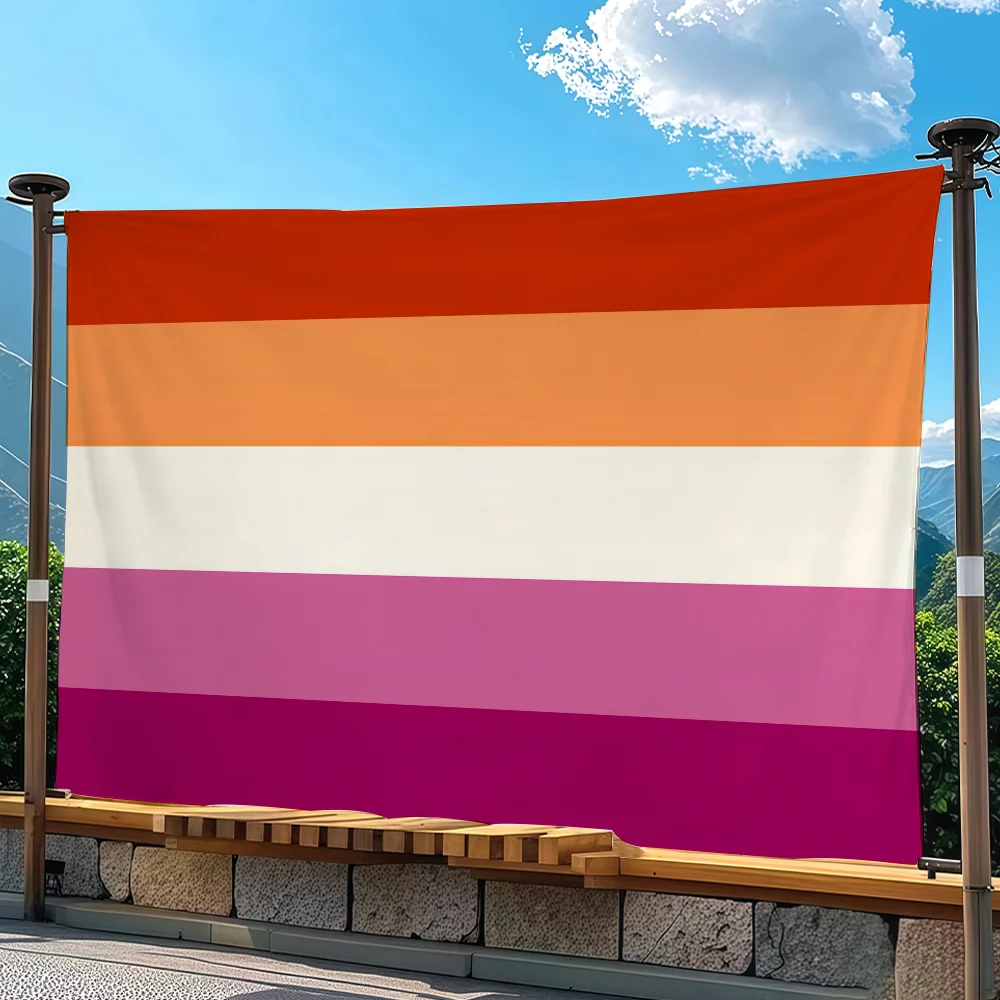 LGBT Gay Rainbow Pride flag Advertising Banner for Camping Decoration Outdoor & Garage Wall Hanging Decorations