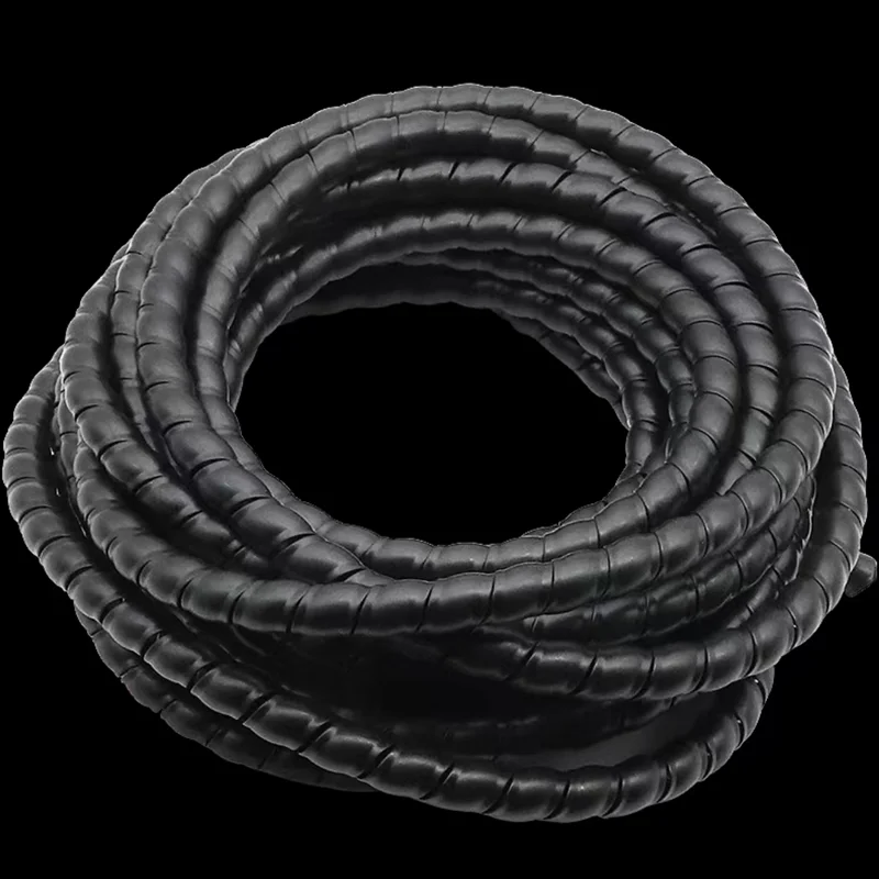 2/4/6meters 8mm 10mm Line Organizer Pipe Protection Flexible Spiral Wrap Winding Cable Wire Protector Cable Sleeve Cover Tube