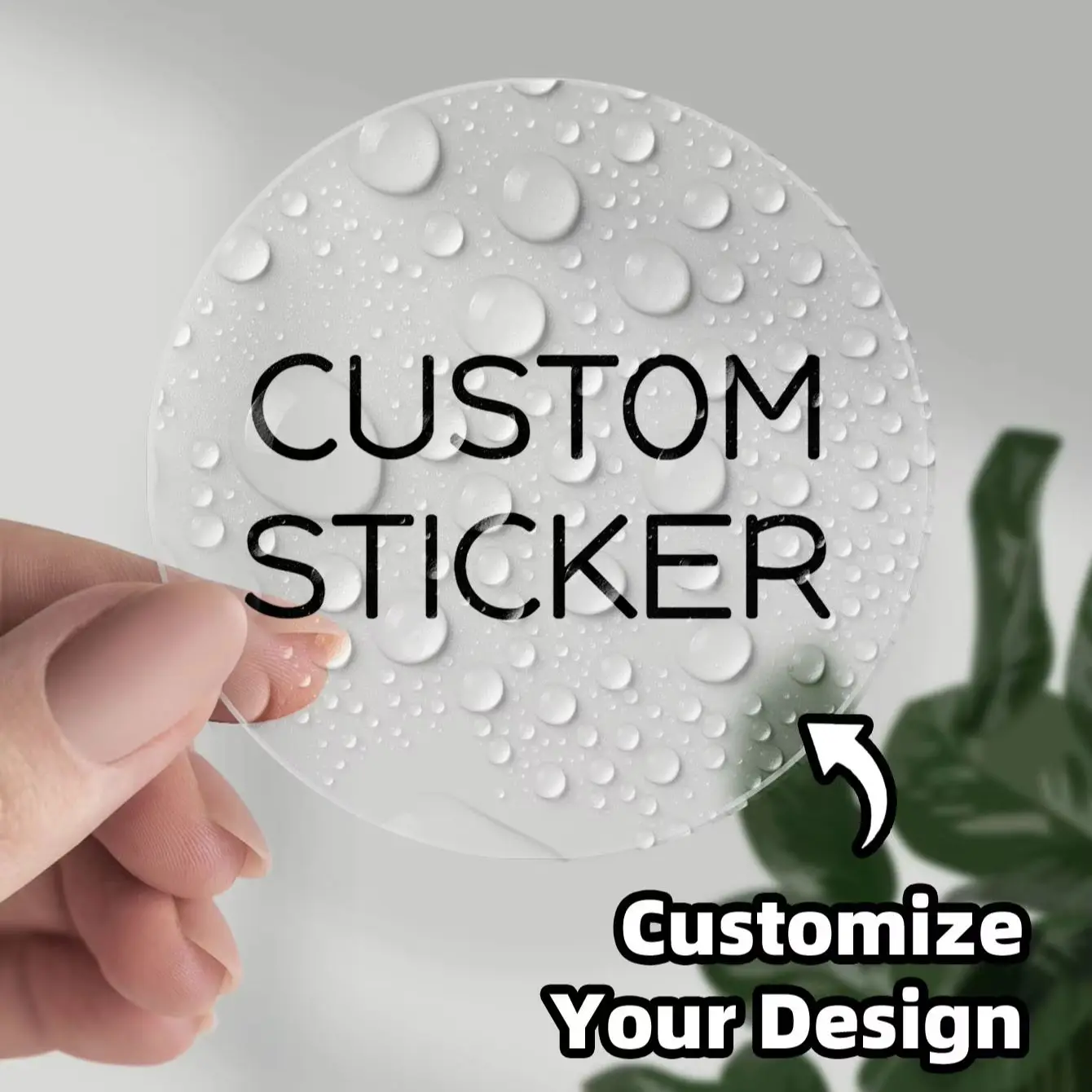 1‑100PCS Round Custom Stickers, Personalized Labels for Family, Gathering Keepsakes, Memory Cards & Home DIY Projects